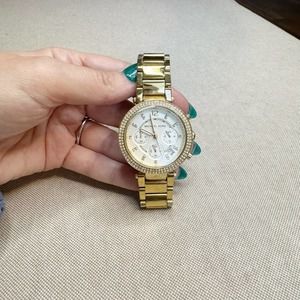 Michael Kors Watch Gold with Diamonds